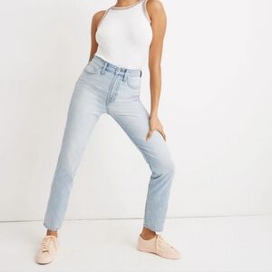 Madewell curvy perfect vintage jean light wash